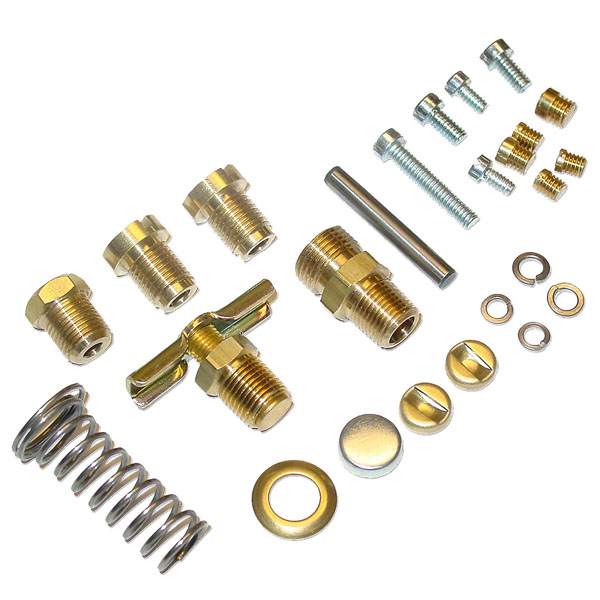 UJD34008 Single Induction 'Late' Carburetor Hardware Kit -  JDS909