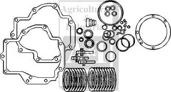 UT3512    PTO Dual Speed Gasket, Plunger Kit and Disc Kit---Replaces PCK721