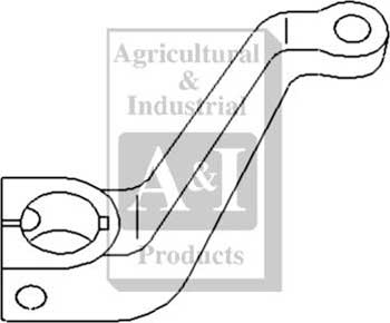 NHSA06     Steering Arm---RH---Replaces SBA334525000