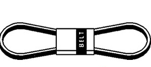 UT351393   Fan Belt---Replaces 1058365C1 
