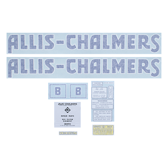 UA90670V  Complete Decal Set B - Vinyl 