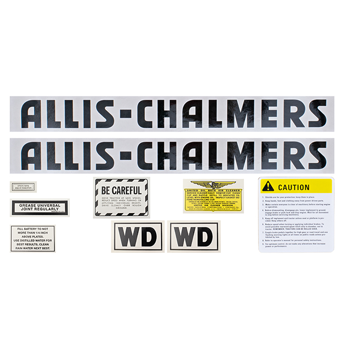 UA90830 Complete Decal Set, WD