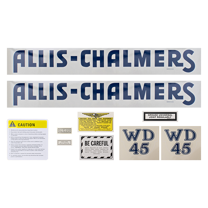 UA90860  Complete Decal Set, WD45