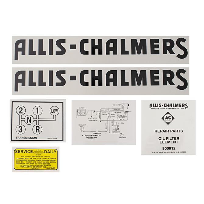 UA90720  Complete Decal Set, G 