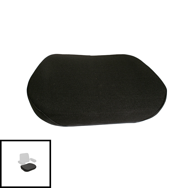 UCA82343  Seat Bottom, Black Fabric on Steel