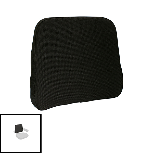 UCA82344  Seat Back, Black Fabric on Steel