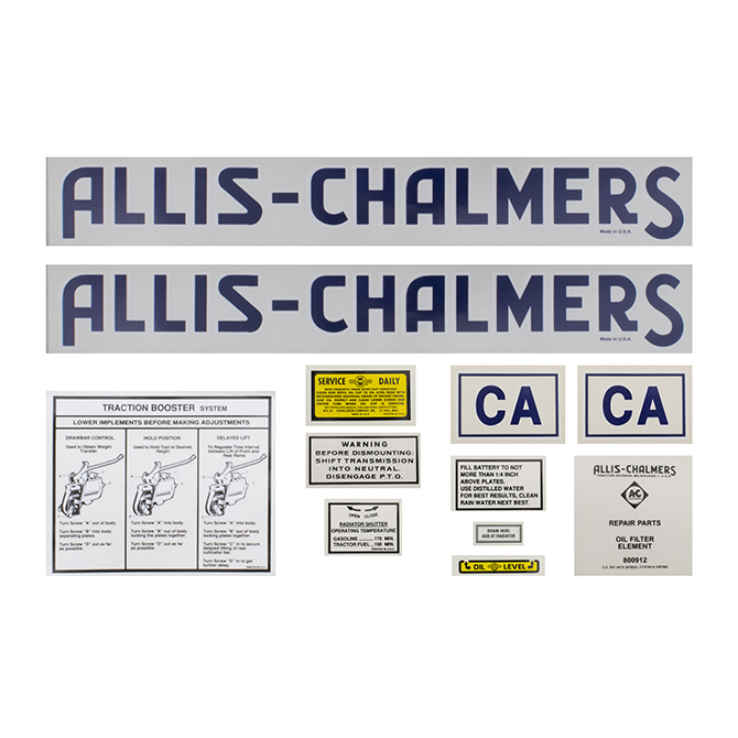 UA90710  Complete Decal Set, CA
