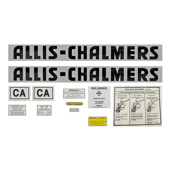 UA90700  Complete Decal Set, CA