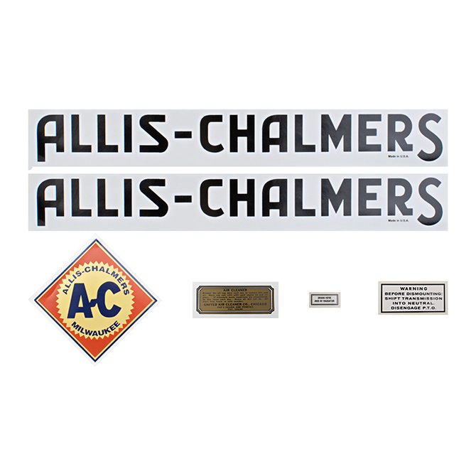 UA90880  Complete Decal Set, WF