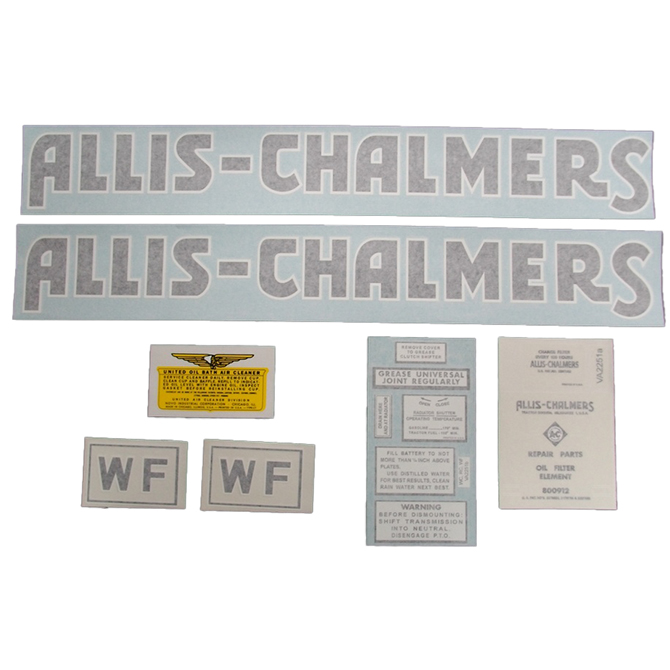 UA90880V  Complete Decal Set, WF - Vinyl 
