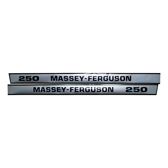 UM81465 Massey Ferguson Hood Decals, MF 250