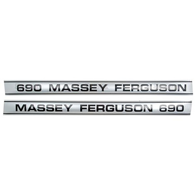 UM81483 Massey Ferguson Hood Decals, MF 690