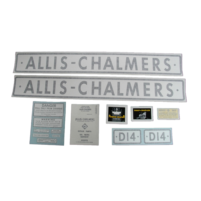 UA90930V  Complete Decal Set, D-14 - Vinyl
