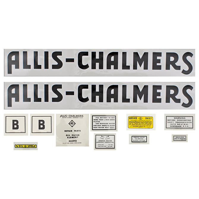 UA90662  Complete Decal Set, B