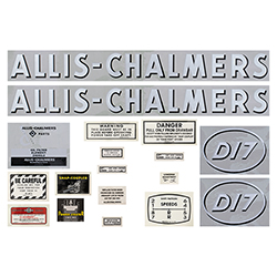 UA90960  Complete Decal Set, D-17 Gas