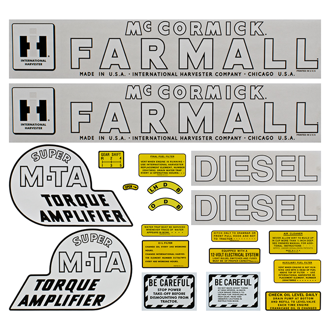 UT5154  Super M-TA, McCormick Farmall,  Diesel