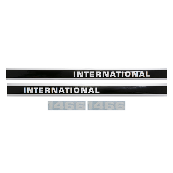 UT5251  Hood Decals, 1466  Black Stripe