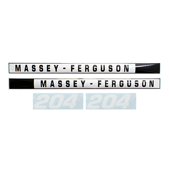 UM81402 Massey Ferguson Hood Decals, MF 204