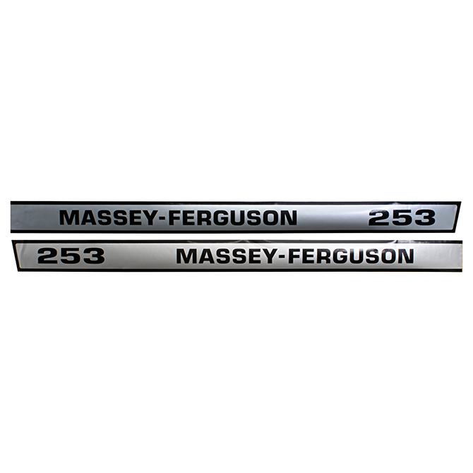 UM81466 Massey Ferguson Hood Decals, MF 253