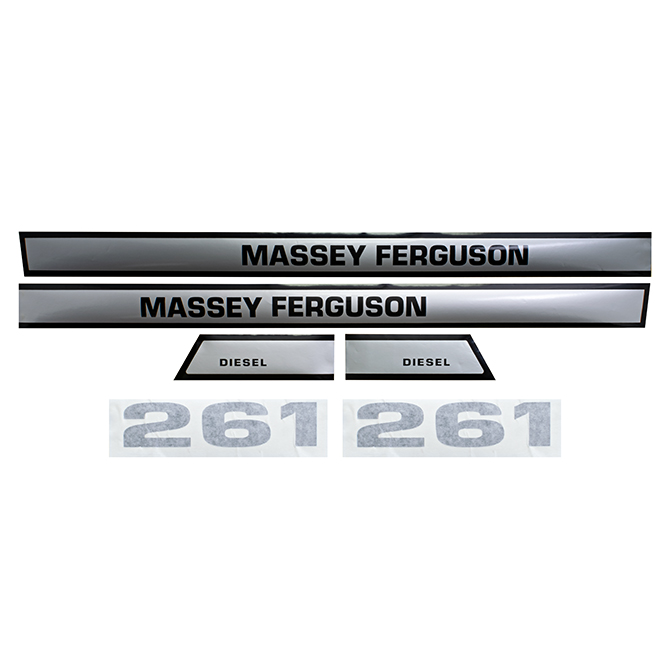 UM81469 Massey Ferguson Hood Decals, MF 261, Diesel