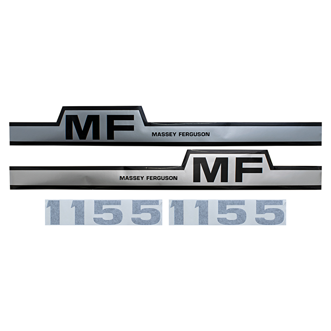 UM81493 Massey Ferguson Hood Decals, MF 1155, Hump