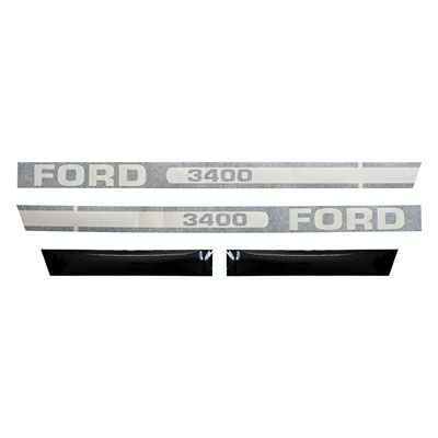 UF81790 Ford Hood Decals, 3400, 6 pieces